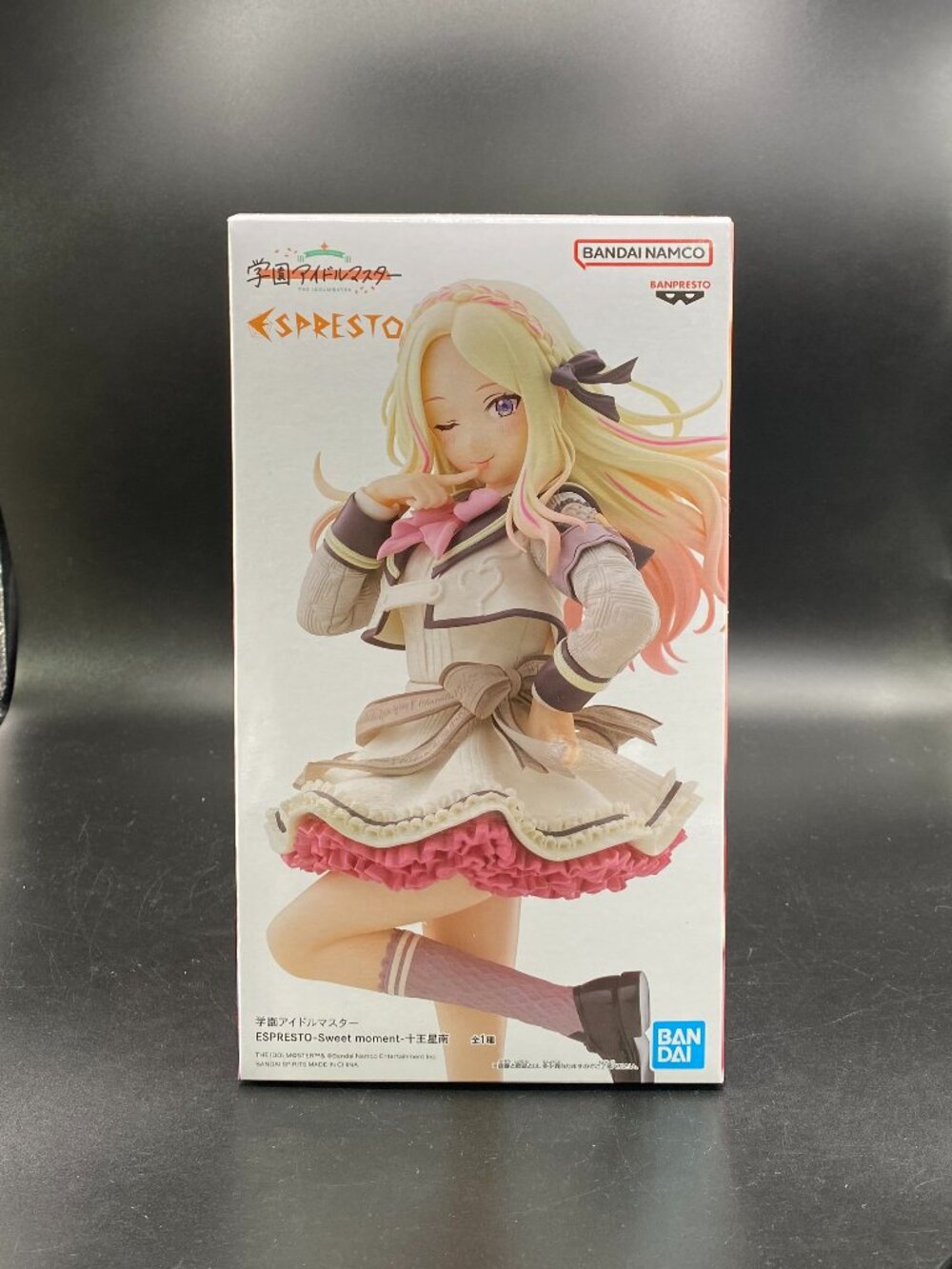 Gakuen Idolmaster Sena Juo Figure Sweet Moment Banpresto Espresto New Sealed
